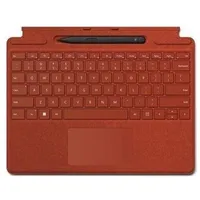 Microsoft Keyboard Pen 2 Bundle 8X6-00027 Surface Pro Compact Keyboard, Wireless, En, 294 g, Red, Bluetooth  889842772746