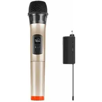Mikrofon Puluz Bezprzewodowy mikrofon dynamiczny Uhf Pu628J 3.5Mm Złoty  5906168430411