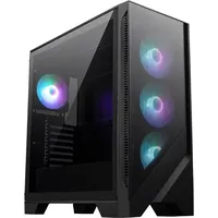 Msi Mag Forge 320R Airflow computer case Micro Tower Black, Transparent  306-7G23R21-809 4711377121552