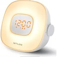 Muse  Ml-198Cr Alarm function Light Clock Radio Aux in White 3700460208882