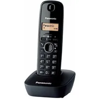 Panasonic Kx-Tg1611Pdh fiksētais tālrunis Melns  Kxtg1611Pdh 5025232621651