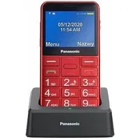 Panasonic Kx-Tu155 mobilais tālrunis ar divām Sim kartēm sarkans  Red 0807648021554
