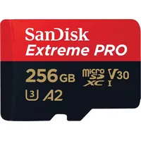 Sandisk Extreme Pro Microsdxc karte 256 Gb 10. Klase Uhs-I/U3 A2 V30 Sdsqxcd-256G-Gn6Ma  1854547 0619659188542