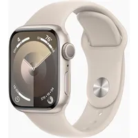 Viedais pulkstenis Apple Watch 9 Gps 41 Mm Starlight alumīnija korpuss/Starlight Sport Band S/M  Mr8T3Et/A 1959490294316