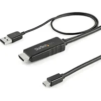 Startech Displayport Mini  Hdmi  Usb-A kabelis 1 M melns Hd2Mdpmm1M 0065030887557
