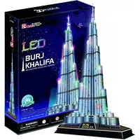 Cubic Fun Led 306-20508 3D Puzzle - Burj Khalifa  L133H 6944588205089