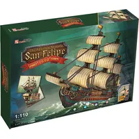 Puzzle 3D Sailing ship The Spanish Armadasan Felipe  T4017H 6944588240172