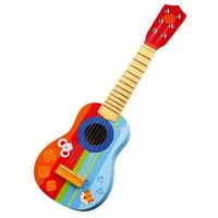 Sevi Kolorowa, drewniana gitara z myszką i kotkiem 82012  8003444820120