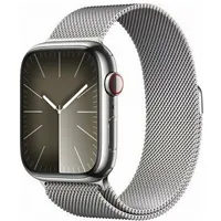 Apple Watch Series 9 silver stainless steel 45Mm 4G milanese loop De  0195949025464
