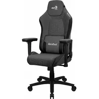 Aerocool Crownashbk, Ergonomic Gaming Chair, Adjustable Cushions, Aeroweave Technology, Black  Aerocrown-Ash-Black 4711099471256 Gamaerfot0050