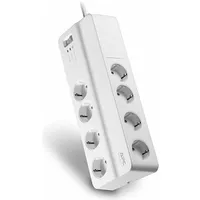 Apc Essential pārsprieguma aizsargs 8 kontaktligzdas 2 m balts Pm8-Gr  0731304313144