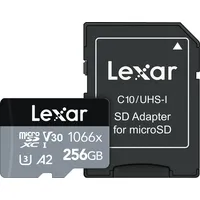 Lexar Professional 1066X Microsdxc karte 256 Gb 10. Klase Uhs-I/U3 A2 V30 Lms1066256G-Bnang  843367121922 191745