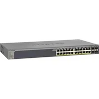 Netgear Gs728Tp Managed L2/L3/L4 Gigabit Ethernet 10/100/1000 Power over Poe 1U Black  Gs728Tp-200Eus 606449131628 Kilngeswi0061