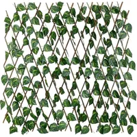 Progarden Krata kratka ażurowa ze sztucznymi liśćmi osłona na balkon taras sztuczne rośliny bluszcz 180X90 cm  8720573204903