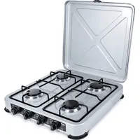 Promis Kg400 Four-Burner gas stove silver  Kg400S 5902497550950 Agdpmsktu0002