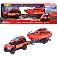 Land Rover Feuerwehrauto mit Boot, Spielfahrzeug  1916101 3467452073421 213716001