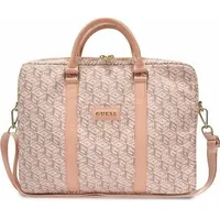 Guess Notebook bag 16 inches Gcube Stripes Gucb15Hgcfsep pink  Aoguentgue02882 3666339113001 Gue002882