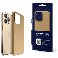 3Mk Etui Hardy Silicone Magcase Dark Gold iPhone 15 Pro  5903108527361