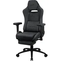 Aerocool Royalslategr Premium Ergonomic Gaming Chair Legrests Aerosuede Technology Grey  Aeroroyal-Slate-Grey 4711099472741 Gamaerfot0051