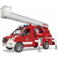Bruder Mercedes Benz Sprinter ugunsdzēsēju mašīna ar kāpnēm un gaismām  1808289 4001702026738 02673