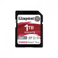 Kingston Sd card 1Tb React Plus 280/150 Mb/S U3 V60  Sfkinsdt01R2V61 740617340556 Sdr2V6/1Tb