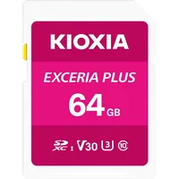 Kioxia Exceria Plus Sdxc 64 Gb 10. Klase Uhs-I/U3 V30 Karte Lnpl1M064Gg4  4582563851597