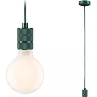 Lampa wisząca Paulmann Neordic Tilla max1x60W E27 ciemno-zielony 230V tkanina/metal  Pl78433 4000870784334