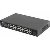 Lanberg Rsge-24P-2Ge-2S-250 network switch Unmanaged  5901969438680
