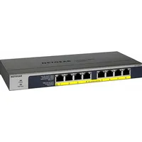Netgear Gs108Pp Unmanaged Gigabit Ethernet 10/100/1000 Black Power over Poe  Gs108Pp-100Eus 606449130034 Kilngeswi0111