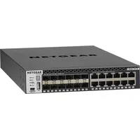 Netgear M4300-12X12F Managed L2/L3 10G Ethernet 100/1000/10000 1U Black  Xsm4324S-100Nes 606449110036