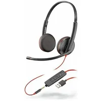 Poly Blackwire C3225 Headset Wired Head-Band Office/Call center Usb Type-A Black  209747-201 017229173125 Perpo2Slu0017