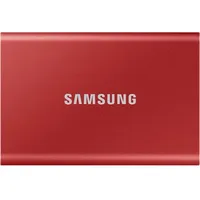 Samsung T7 2 Tb ārējais Ssd Disks, sarkans Mu-Pc2T0R/Ww  8806090312441