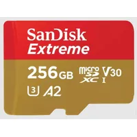 Sandisk memory card microSDXC 256Gb Extreme  adapter Sfsanmd256Xav19 619659188504 Sdsqxav-256G-Gn6Ma