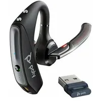 Poly Voyager 5200 Headset Wireless Ear-Hook Car/Home office Bluetooth Charging stand Black  206110-102 0017229191556