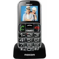 Telefon komórkowy Maxcom Mm462Bb Czarno-Srebrny  Maxcommm462Bb 5908235973258