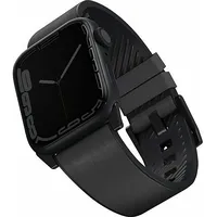 Uniq Pasek Straden Apple Watch 4/5/6/7/Se 44/45Mm Leather Hybrid Strap grey/szary  Uniq589Gry 8886463679623