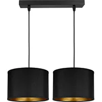 Lampa wisząca Orno Kylo 2P E27, lampa wisząca, max. 2X60W, czarna, listwa  Ad-Ld-6446Be27T 5904988907212