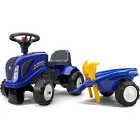 Falk Traktorek Baby New Holland Niebieski z Przyczepką  akc. od 1 roku 3016200028031