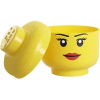 Lego Room Copenhagen Storage Head Girl, big pojemnik żółty Rc40321725  887988010807