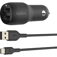 Belkin Dual 2X Usb-A 2,4 A lādētājs Cce001Bt1Mbk  0745883790456