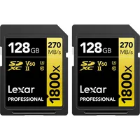 Lexar Professional 1800X Sdxc karte 128 Gb  128 Gb 10. Klase Uhs-Ii/U3 V60 Lsd1800128G-B2Nng 843367127535
