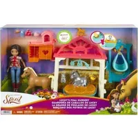 Mattel Spirit Luckys Tierbaby-Pflegestation mit Pony  Fohlen, Puppe 1807754 0194735010585 Hch37
