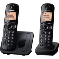 Panasonic Kx-Tgc212 fiksētais tālrunis Melns  Kx-Tgc 212 Pdb 5025232784806 Tstpanbez0010