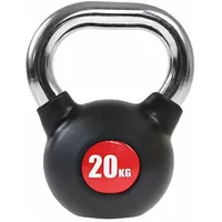 Rubber kettlebell with chrome-plated handle 20 kg Hms Kgc20  17-64-056 5907695504088 Sifhmsobc0009