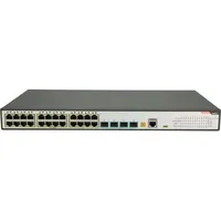 Switch Fiberhome S5800-28T-X-Pe-Ac łącza sieciowe Zarządzany L2/L3 Gigabit Ethernet 10/100/1000 Obsługa Poe 1U Czarny, Szary  6975489914251