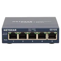 Netgear Gs105 Unmanaged Gigabit Ethernet 10/100/1000 Blue  Gs105Ge 10606449029670