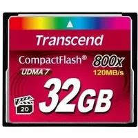 Transcend 800X Compact Flash karte 32 Gb Ts32Gcf800  0760557830023