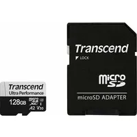 Transcend Ultra Performance 340S Microsdxc karte 128 Gb 10. Klase Uhs-I/U3 A2 V30 Ts128Gusd340S  0760557849599