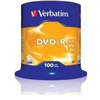 Verbatim Dvd-R 4,7 Gb 16 X 100 gabali 43549  50023942435490