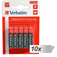 Verbatim Premium Aaa / R03 Baterija 10 gab.  nocode-8260064